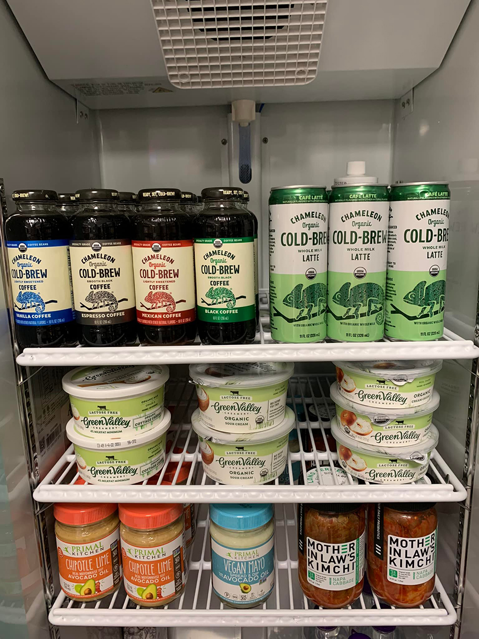 Cold drinks and spreads