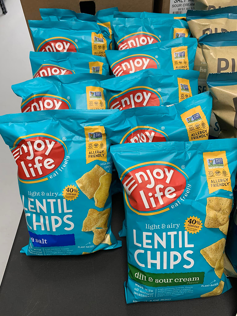 Lentil chips